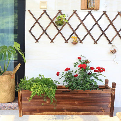 Wooden Raised Flower Bed Indoor Outdoor Vegetable Herb Planter Pot Garden Bed Flower Display    Home Decor Supply | Online Retail | ShoreShopper.com