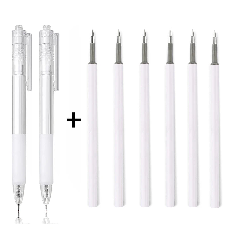 1/8pcs Art Utility Knife Pen Knife Pen Refill Set Paper Cutting Tool Precision Scrapbooking Sticker Cutter DIY Craft Supplies    Home Decor Supply | Online Retail | ShoreShopper.com