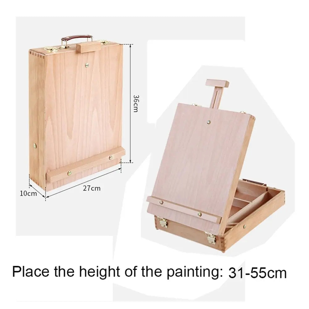Artist Beech Drawing Supplies Desktop Art Oil Paint Easel Sketch Box Painting Supplies    Home Decor Supply | Online Retail | ShoreShopper.com