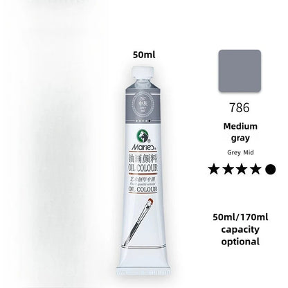 Maries Oil Paint 50ML Oil Painting Art Creation Pigment Large Oil Paint Paint Single Commonly Used 24 Colors    Home Decor Supply | Online Retail | ShoreShopper.com