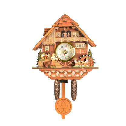 Wooden Hanging Wall Clock Bird Alarm Clock Cuckoo Clocks For Home Decoration Quartz Watch Decorative Home Decor    Home Decor Supply | Online Retail | ShoreShopper.com