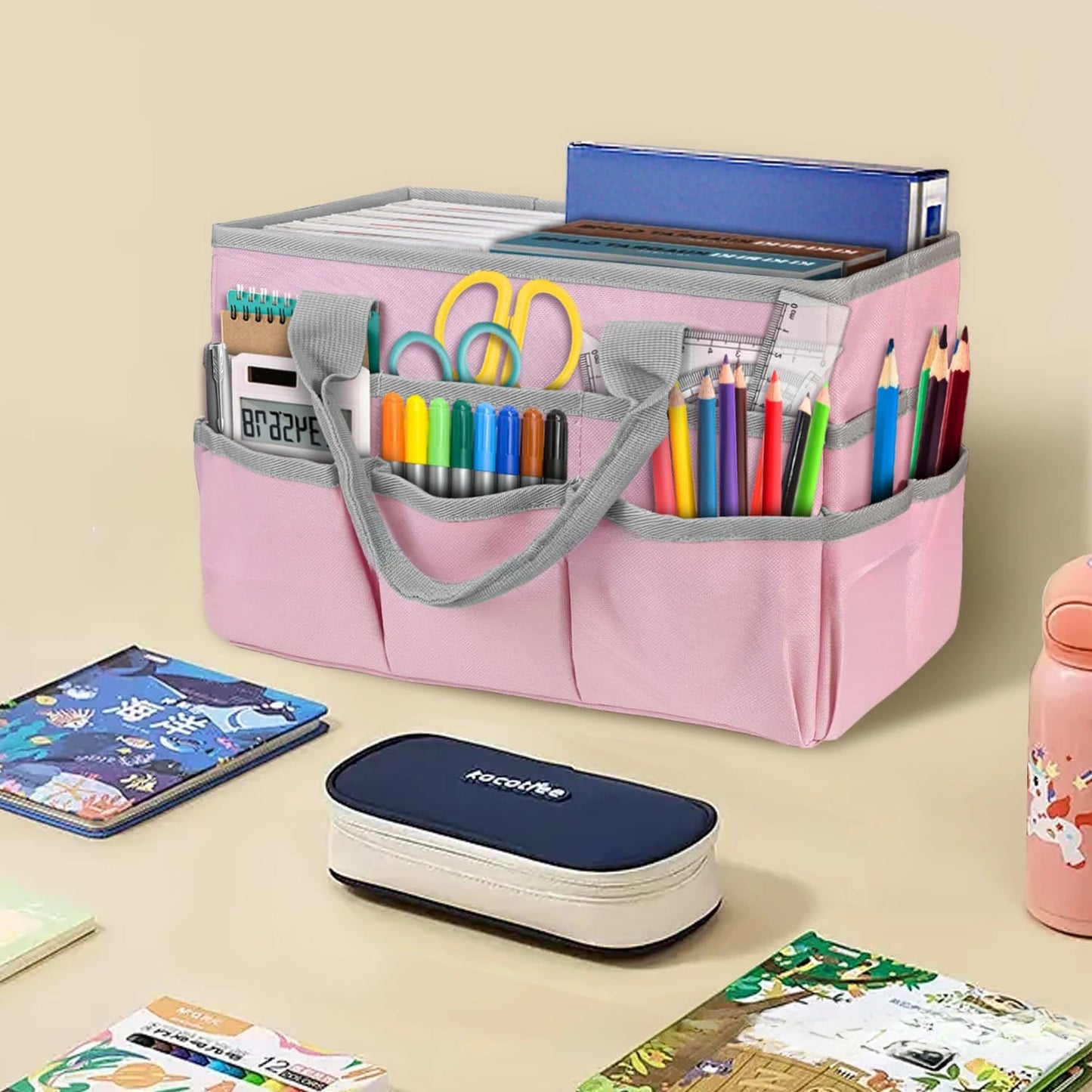 Art Supplies Teacher Portable Storage Bag, Gardening and Trimming Tool Bag, Craft Work Storage Bag, Portable Foldable Tote Pouch    Home Decor Supply | Online Retail | ShoreShopper.com
