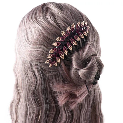 Headwear Elegant For Girls Ponytail Holder Flower Leaves Women Hair Comb Hair Claws Korean Barrettes Hair Clips    Your Coastal Marketplace | Shoreshopper.com