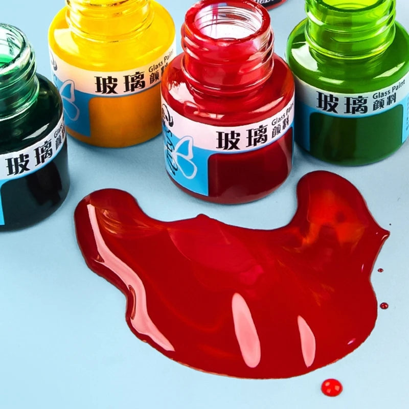 Stain Glass Paint,Non-Toxic Window Paint,Permanent Glass Paint,Stained Glass Art Paint,Glass Painting for Window Gallery    Home Decor Supply | Online Retail | ShoreShopper.com