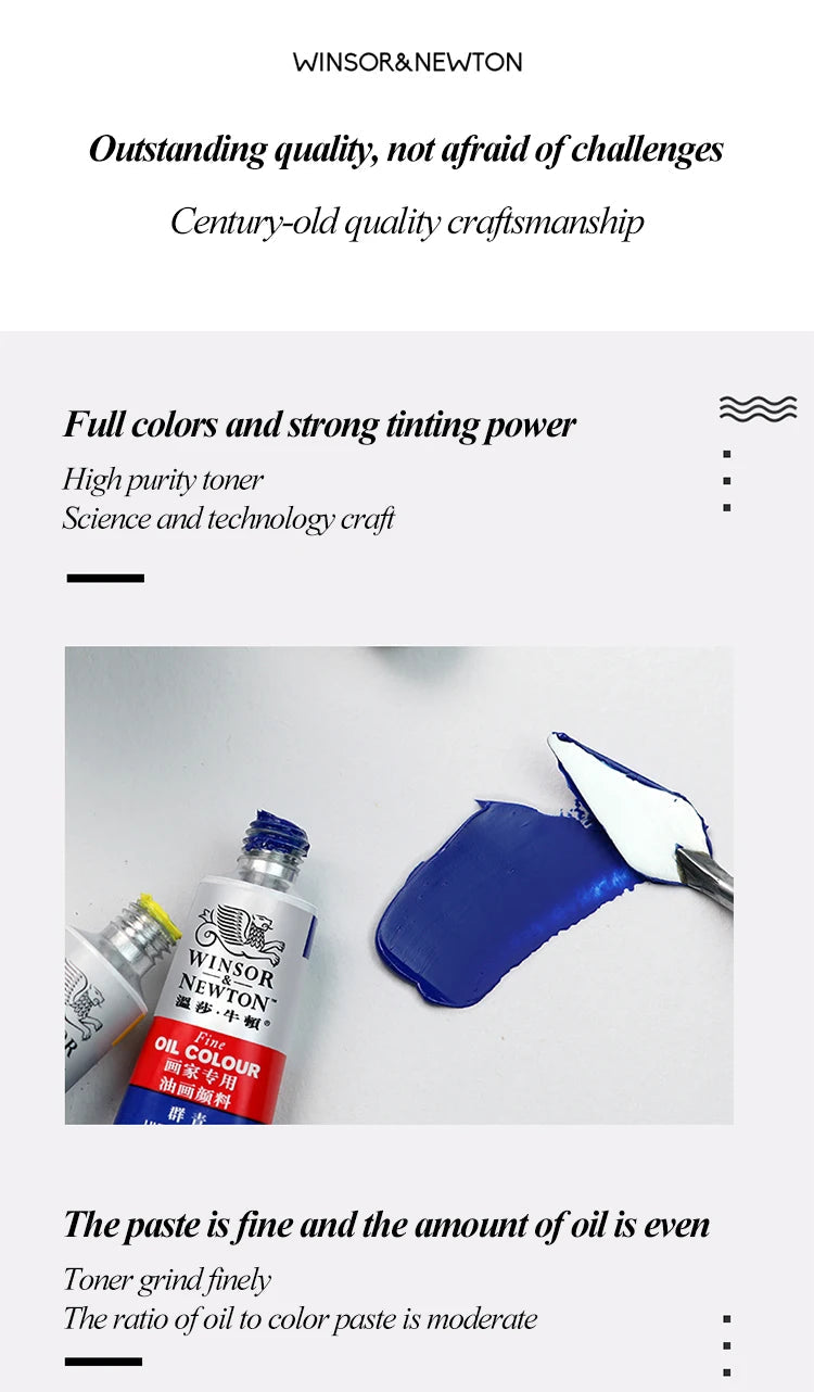 Winsor & Newton 12/18/24 Colors Professional Color Oil Paints 12ml Tube Painting Pigments With Brush And Palette Art Supplies    Home Decor Supply | Online Retail | ShoreShopper.com