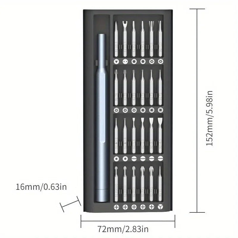 24-in-One Professional Repair Kit - Multi-Functional Precision Screwdriver Set for Mobile Phone and Tablet Disassembly    Home Decor Supply | Online Retail | ShoreShopper.com