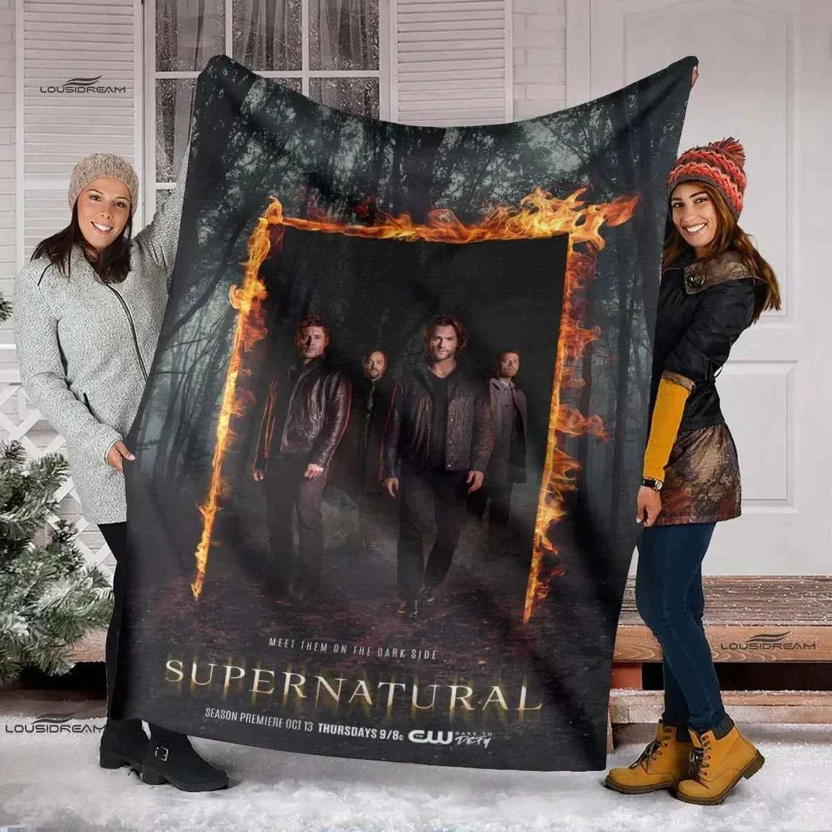 Multi-size Supernatural 3D Printing Four Seasons Blanket Sofa Cover Travel Bed Plush Blanket Lightweight Flannel Blanket