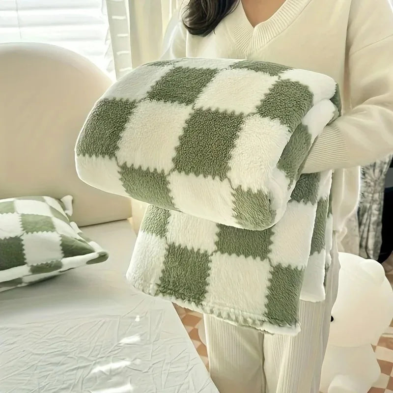 1pcs Shu Cotton Velvet Blanket Sheets Plush Double Sided Summer Air Conditioning Throw Blanket Office Blanket    Your Coastal Marketplace | Shoreshopper.com