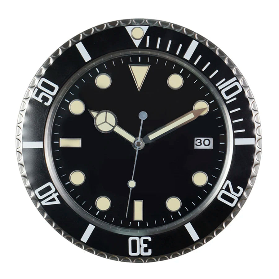 Metal Creative Art Design Digital Luminescent Clock 13"    Home Decor Supply | Online Retail | ShoreShopper.com