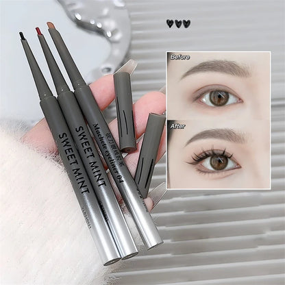 Silky Long-lasting Eye Liner Pencil  Eyeliner Pen Natural Matte Wine Red Eyeliner Easy To Color Waterproof Eye Make Up Cosmetics - ShoreCo.Shop