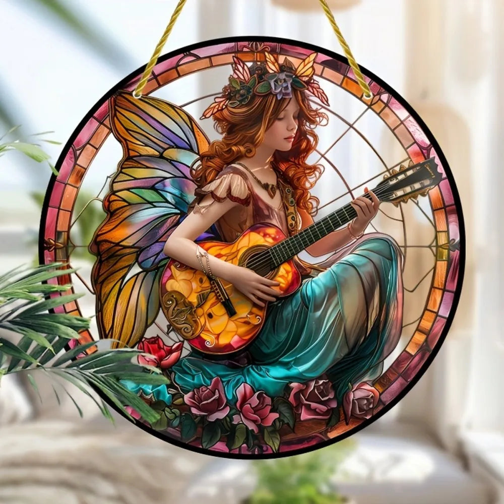 Enchanting Elf Fairy Acrylic Sun Catcher Window Door Display, Seasonal Summer Decor - for Home, Bar, for Daily Christmas Decor    Your Coastal Marketplace | Shoreshopper.com