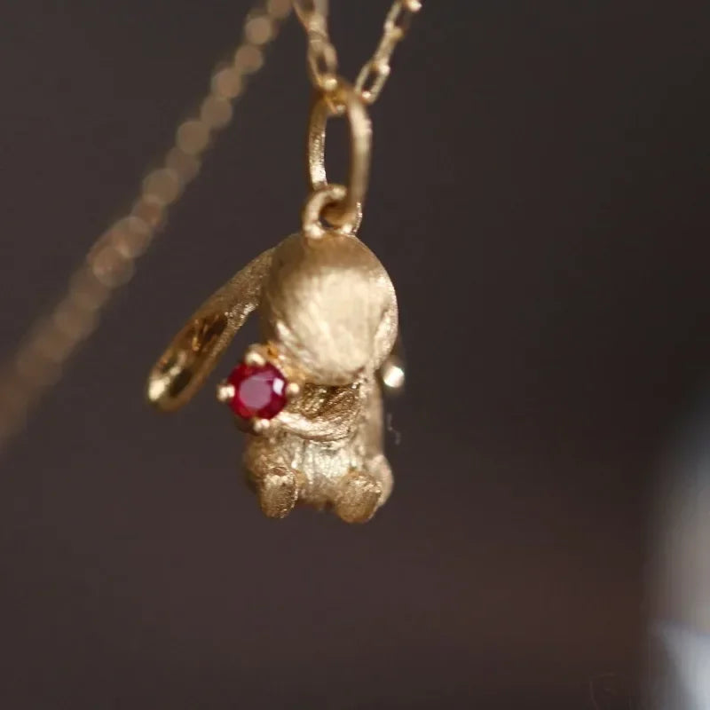 Cute and Exquisite Rabbit Jewelry Sets New in Fun Matte Ancient Gold Craft Earrings for Women Ring Necklace Gifts to Girlfriend    Home Decor Supply | Online Retail | ShoreShopper.com