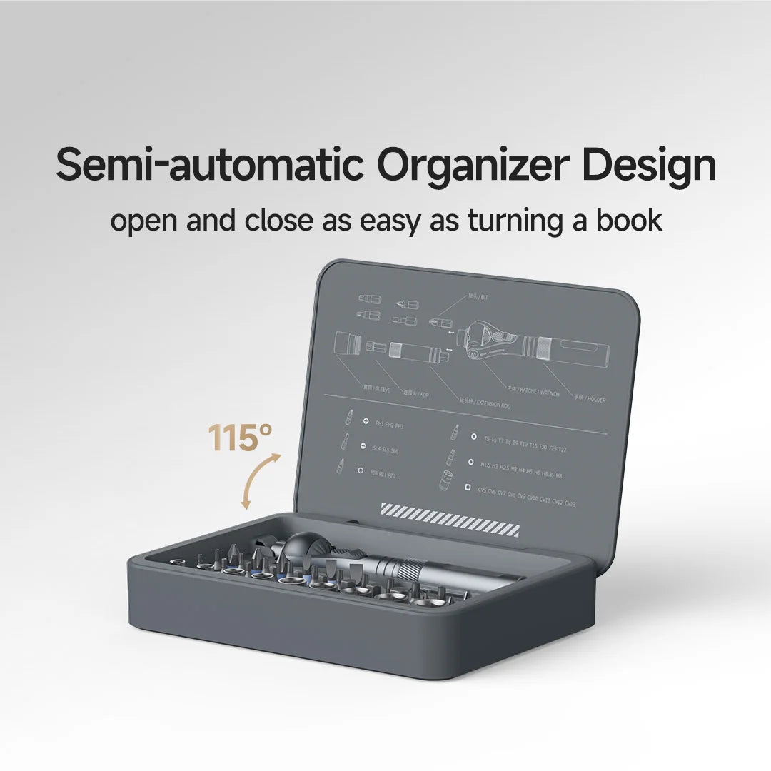 VMAN 40-in-1 Multi-Function Ratchet Screwdriver Kit with Magnetic Bits – Mini Repair Tool Set for PC, iPhone & Home Use    Home Decor Supply | Online Retail | ShoreShopper.com