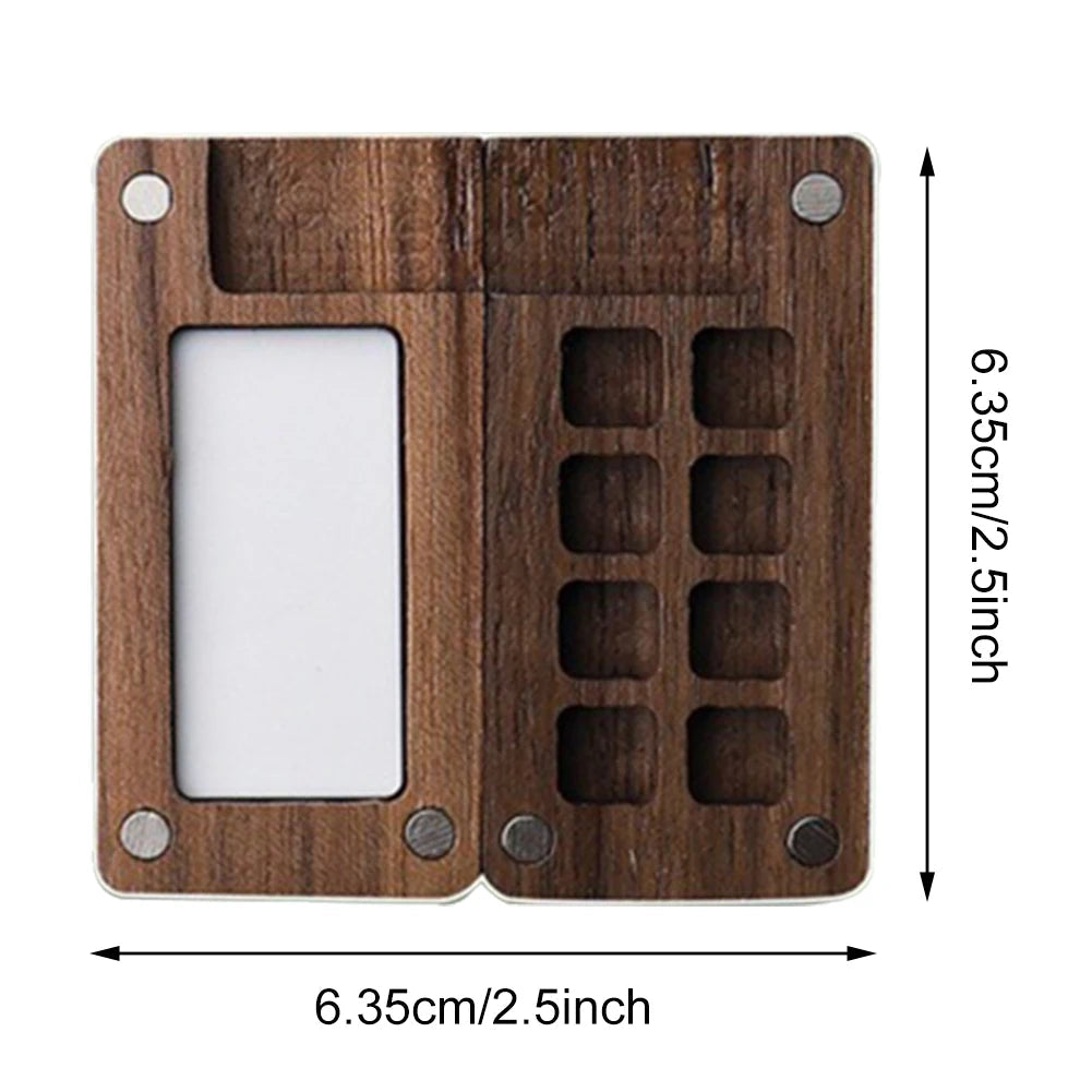 8/15 Colors Portable Travel Gouache Palette Set Mini Walnut Paint Box Artist Gouache Paint Palette Sketchbook Art Supplies    Home Decor Supply | Online Retail | ShoreShopper.com