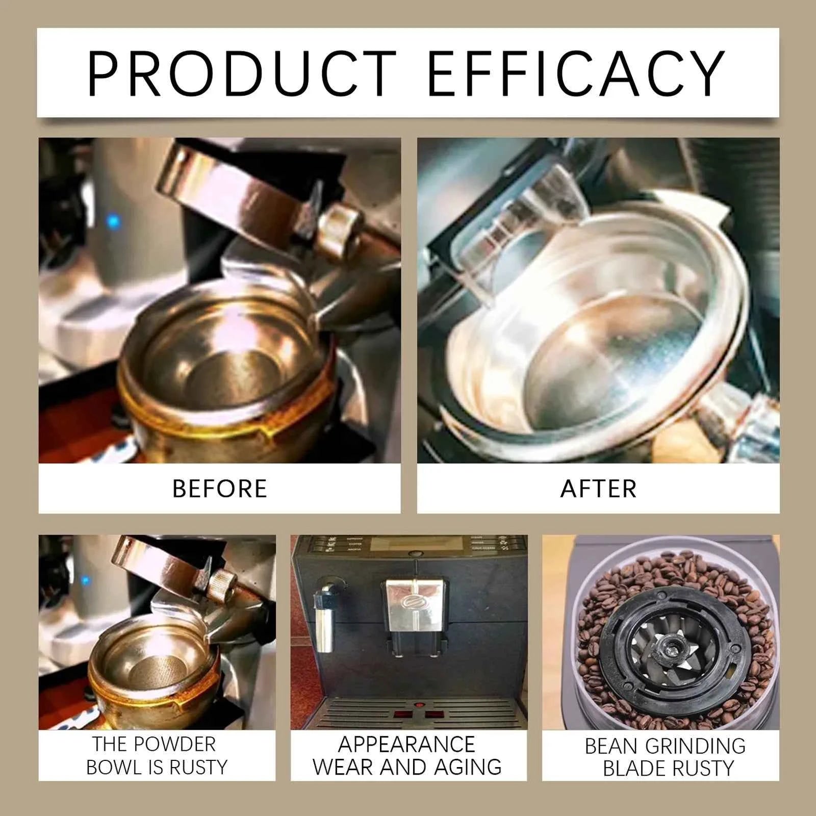 Coffee Machine Cleaning Solution Descaling Agent Get Cleaning All-Purpose Cleaner Kitchen Accessories 1 Bottle 100ml