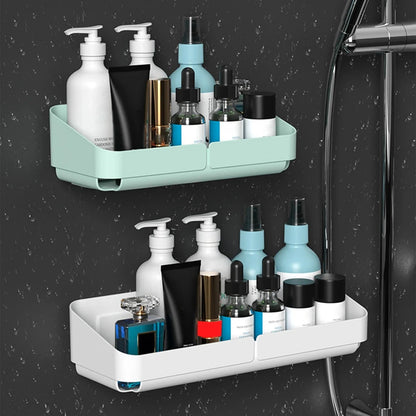 Bathroom  Kitchen Convenience Rack Shelf Makeup Storage Organizer Cosmetics Shampoo Rack Shower Shelf Wall Spice No Drilling    Home Decor Supply | Online Retail | ShoreShopper.com