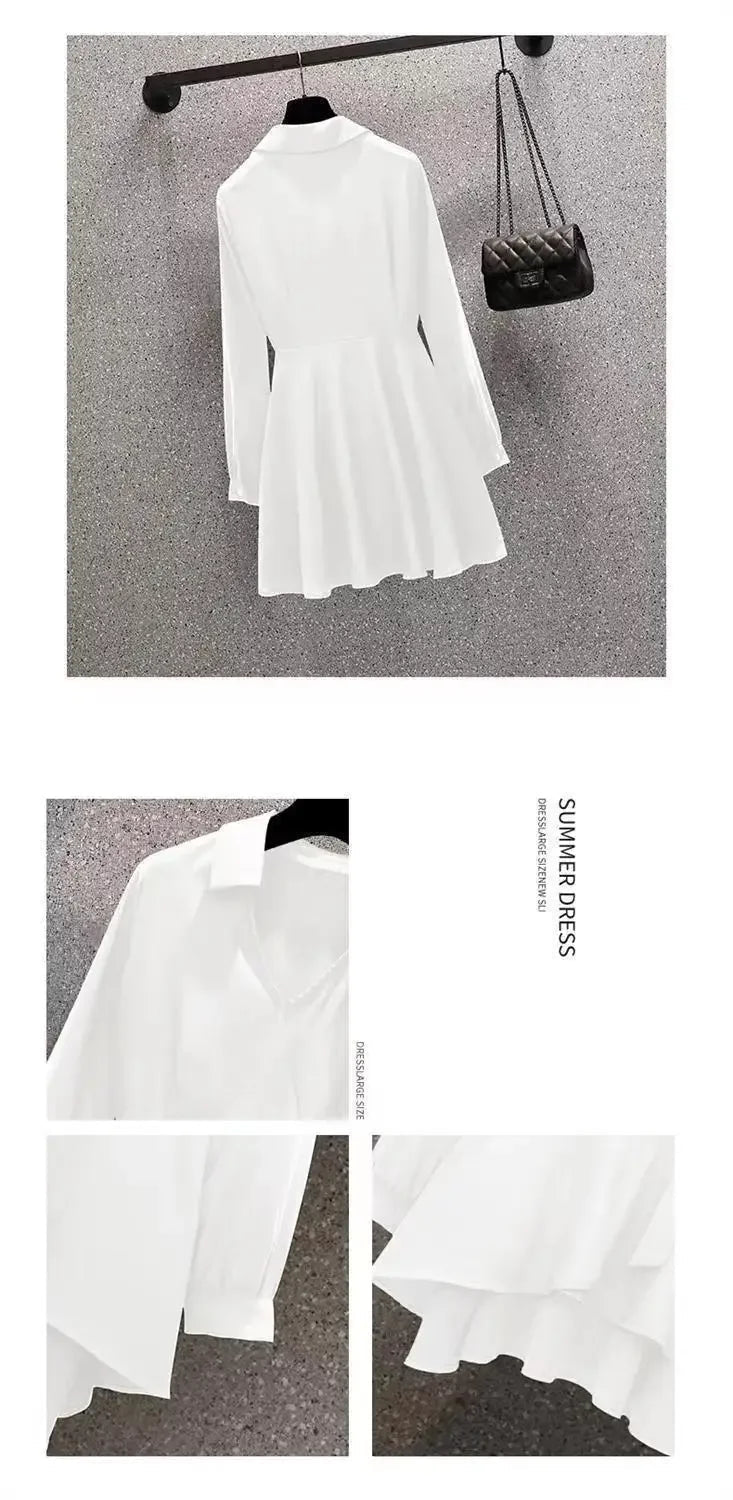 Women Blouses Summer Shirts 2025 New Short Spring High Waist Long Sleeve Shirt Casual Elegant Work Slim Fit White Black Y2k Top    Your Coastal Marketplace | Shoreshopper.com