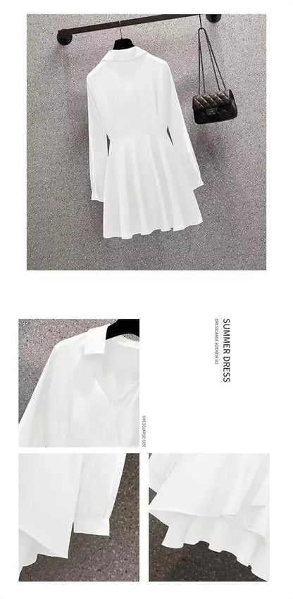 Women Blouses Summer Shirts 2025 New Short Spring High Waist Long Sleeve Shirt Casual Elegant Work Slim Fit White Black Y2k Top    Your Coastal Marketplace | Shoreshopper.com