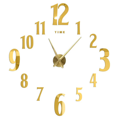 2D/3D Large Roman Numeral Acrylic Mirror Wall Clock Sticker Fashion DIY Quartz Clocks Watch Home Decoration Living Room Stickers    Home Decor Supply | Online Retail | ShoreShopper.com