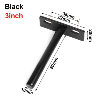 T Shape Metal Shelf Brackets Concealed Brackets Floating Hidden Wall Shelf Supports Screw Mounting Plate High Quality    Home Decor Supply | Online Retail | ShoreShopper.com