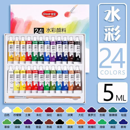 Watercolor Paint Set Art Painting Tools for Students Painting Beginners 12 Colors Washable 24 Colors    Home Decor Supply | Online Retail | ShoreShopper.com