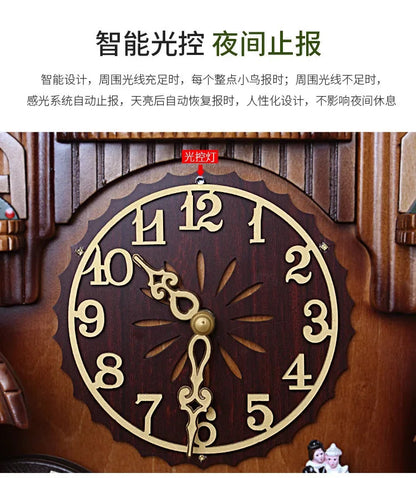 Cuckoo Luxury Wall Clocks Living Pendulum Room Large Decoration Wall Clocks Retro Wooden Home Decor Reloj De Pared MHBGZ    Home Decor Supply | Online Retail | ShoreShopper.com