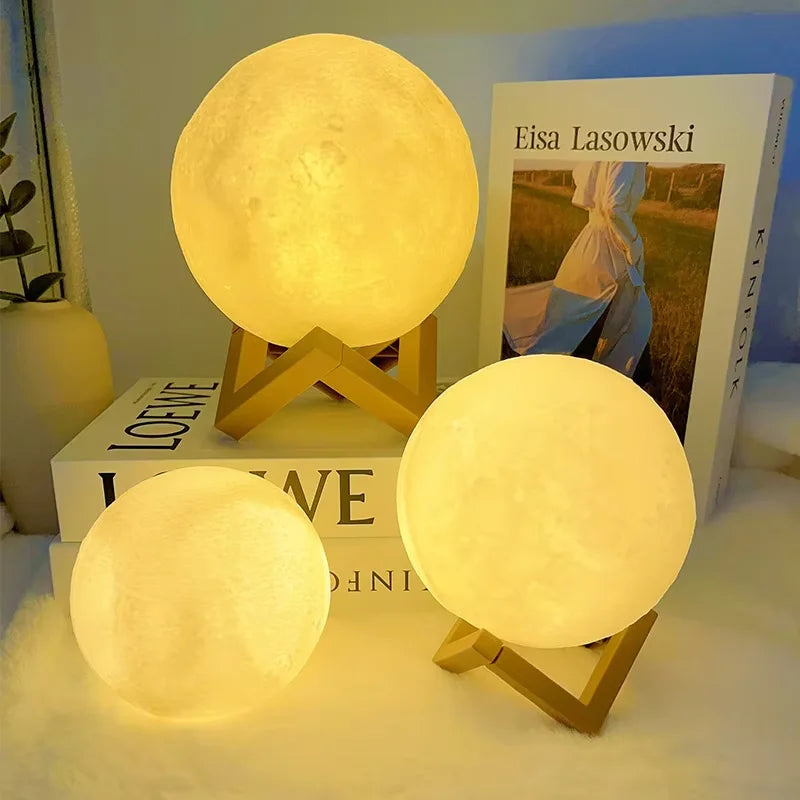 Book Light LED Moon Light Galaxy Light, Moon Night Light, Girl, Boy, Child Birthday Gift, Bedroom Decoration Indoor lighting - ShoreCo.Shop