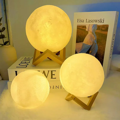 Book Light LED Moon Light Galaxy Light, Moon Night Light, Girl, Boy, Child Birthday Gift, Bedroom Decoration Indoor lighting - ShoreCo.Shop