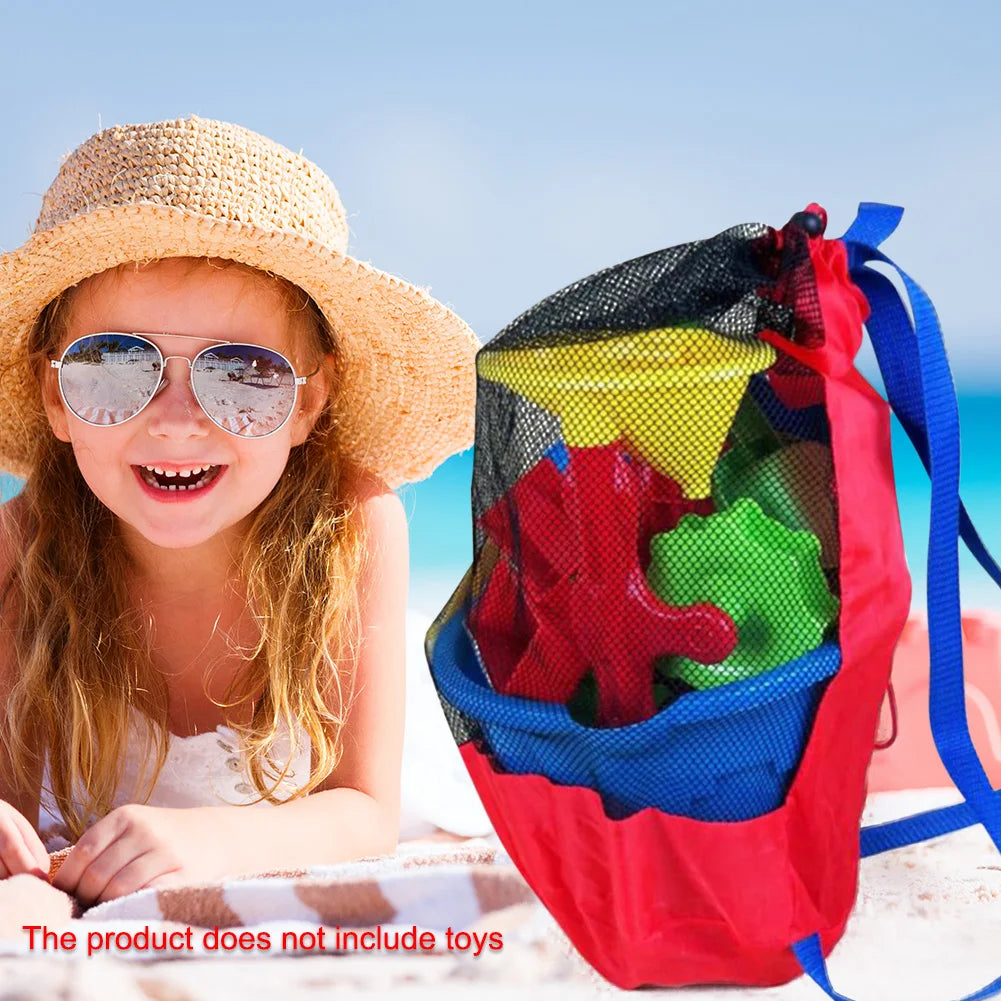 Beach Mesh  Storage Bag Swimming Pool Park Children Kids Sand Play Net Bag    Your Coastal Marketplace | Shoreshopper.com