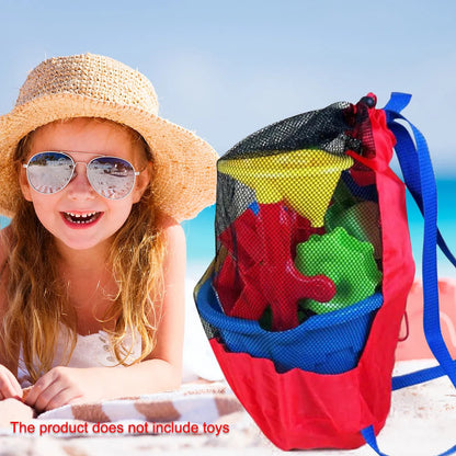 Beach Mesh  Storage Bag Swimming Pool Park Children Kids Sand Play Net Bag    Your Coastal Marketplace | Shoreshopper.com