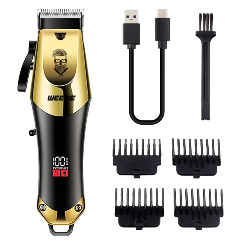 Adjustable Hair Trimmer T9 Vintage Hair Clipper Electric Beard Trimmer Hair Length Adjustable Haircut Machine Kit Boyfriend Gift - ShoreCo.Shop