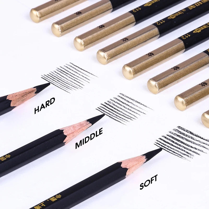 Specialized Sketch Charcoal pencils,Hard,Neutral,Soft Refills,Drawing Pencils,Art Student,Master Fine Arts Supplies 12pcs Box    Home Decor Supply | Online Retail | ShoreShopper.com