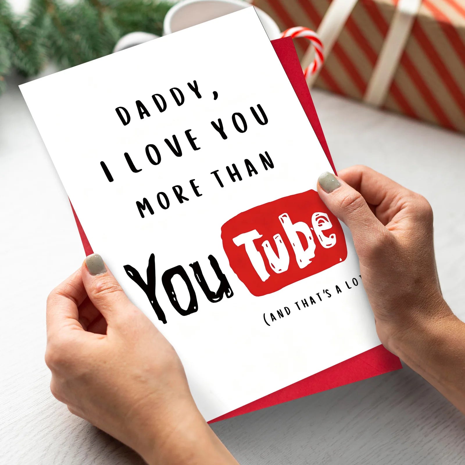 1 Father's Day greeting card envelope set for Dad's warm-hearted holiday gift card    Your Coastal Marketplace | Shoreshopper.com