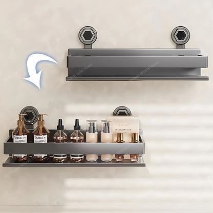 Shower Suction Cup Shelf Storage Shelf Home Organizer Shelf Holder Bathroom Organizer Suction Cup Wall Mounted Storage Rack    Home Decor Supply | Online Retail | ShoreShopper.com