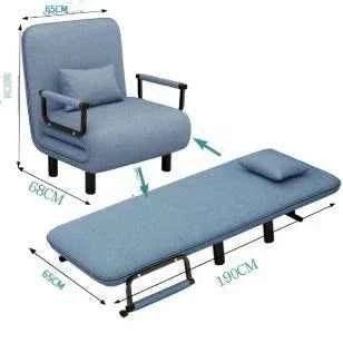 Modern folding sofa bed apartment small apartment simple single and double folding sofa with armrest