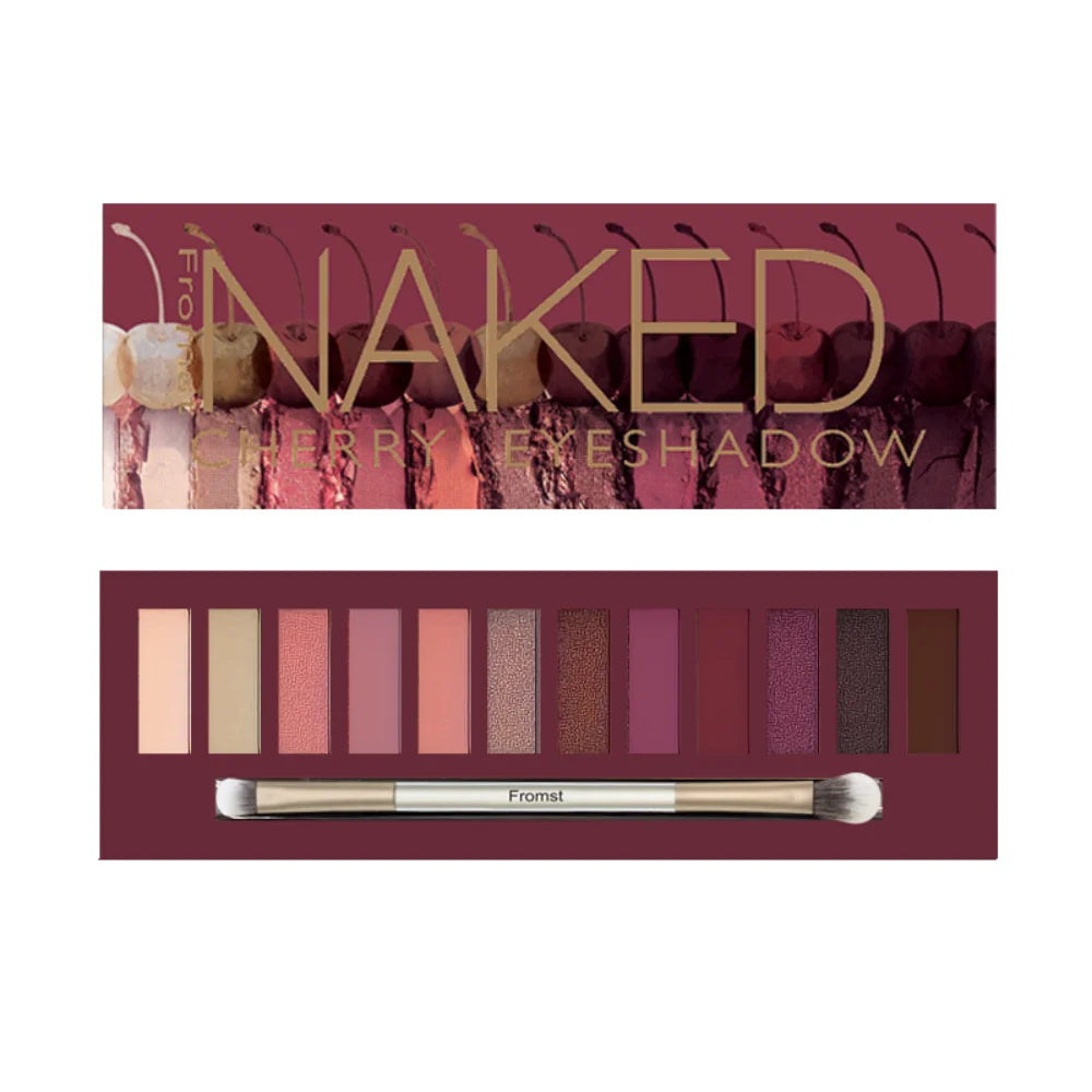 12 Colors Eyeshadow Palette Long Lasting Easy Makeup Brown Eyeshadow Palette Pink Eyeshadow Palette - ShoreCo.Shop