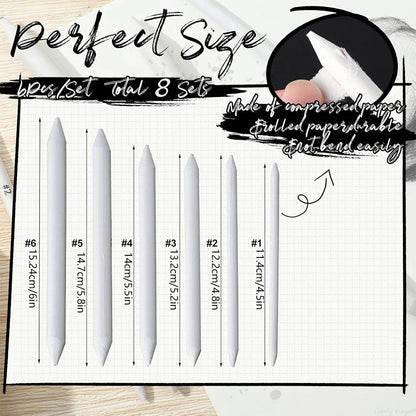 Paper Art Blending Stumps for Drawing Shading, Drawing Supplies Pencil Sketch Paint Tools, for Student Artist Markers, 6/48 PCS    Home Decor Supply | Online Retail | ShoreShopper.com
