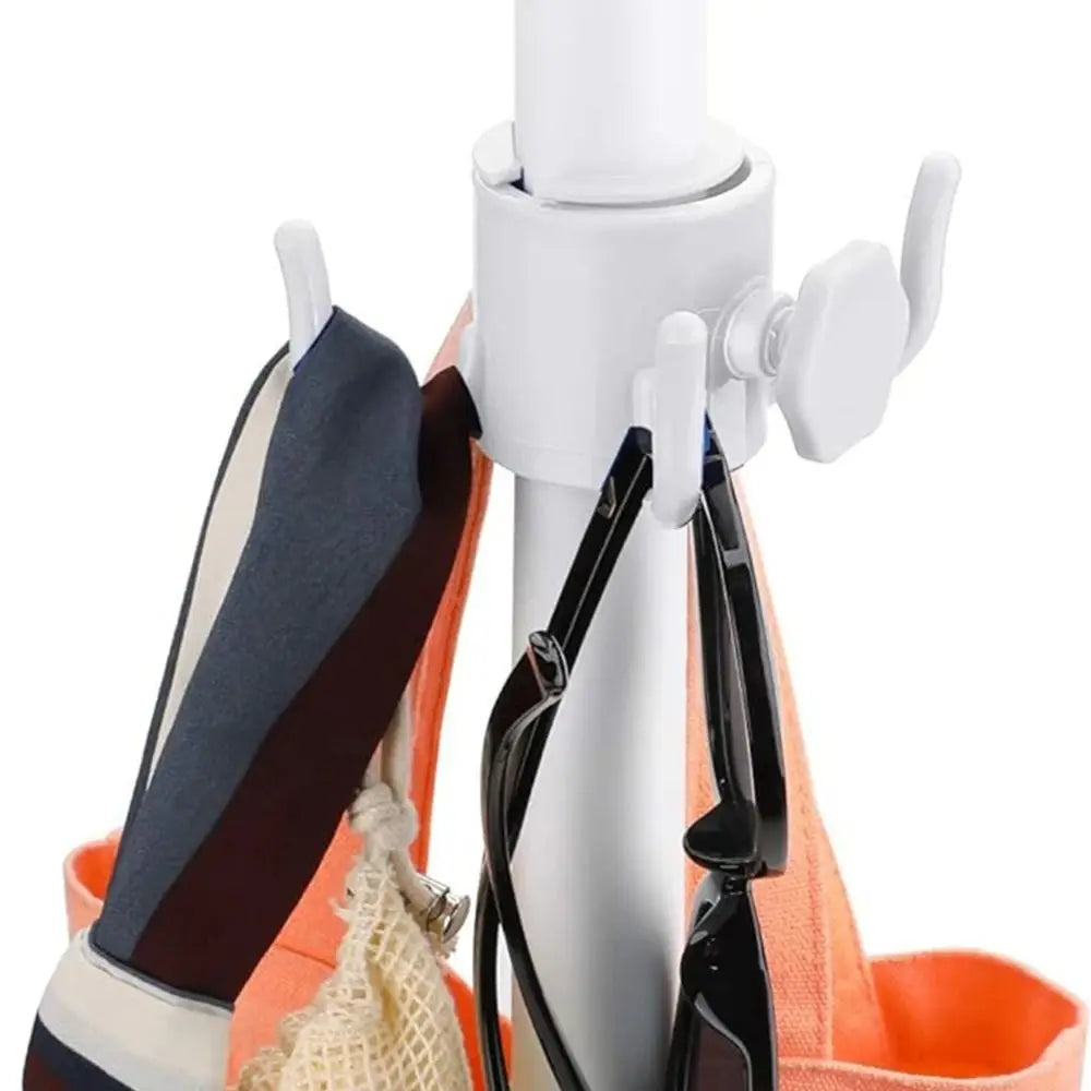 Portable Outdoor Beach Umbrella Hooks Hanger Versatile Space-saving Four-corner Hook Useful Wear-resistant Umbrella Accessories    Your Coastal Marketplace | Shoreshopper.com