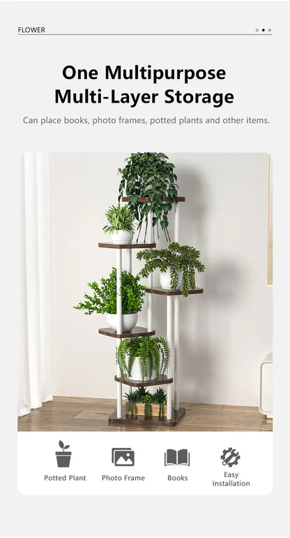 Plant Stand and Flower Stand Storage Shelf 4/5/6 Tier Flower Shelf Planter Rack Storage Organizer Display Indoor Garden Balcony    Home Decor Supply | Online Retail | ShoreShopper.com