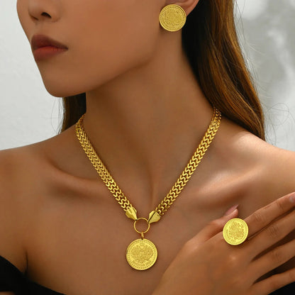 2025 Fashion Jewelry Set Luxury Alloy Long Tassel Necklace Bracelet Earrings Rings Elegant Women Banquet Wedding Accessories    Home Decor Supply | Online Retail | ShoreShopper.com