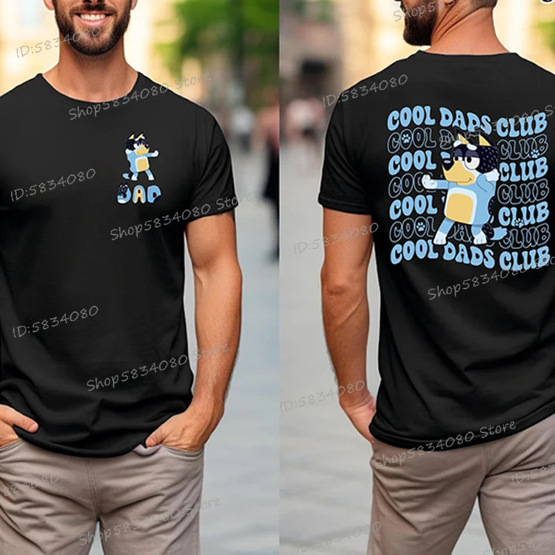 2025 Father's Day Shirt Funny Gift for Dad Fashion Casual Tops Summer Short Sleeve T-shirts Man Trendy Cool Dads Club T-shirt    Your Coastal Marketplace | Shoreshopper.com