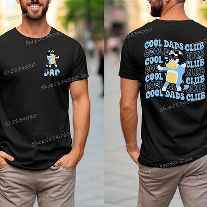 2025 Father's Day Shirt Funny Gift for Dad Fashion Casual Tops Summer Short Sleeve T-shirts Man Trendy Cool Dads Club T-shirt    Your Coastal Marketplace | Shoreshopper.com