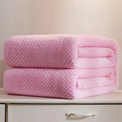 Fluffy Coral Velvet Blanket Flannel Plush Comfortable Thickened and Warm Soft Sofa Throw Blanket for Air-Conditioned Room Luxury    Your Coastal Marketplace | Shoreshopper.com