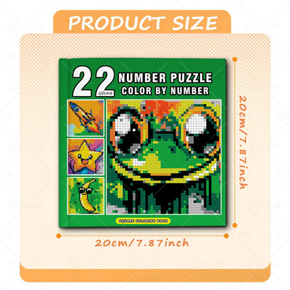 NUMBER PUZZLE COLOR BY NUMBER Coloring Book for Adult and Teen Featuring Relieve Stress Kill Time DIY Painting Drawing    Home Decor Supply | Online Retail | ShoreShopper.com