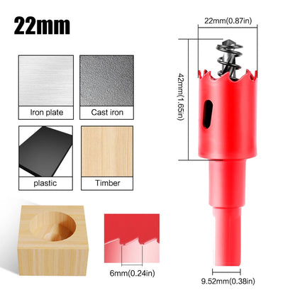 1pc 15-200mm M42 Bi-Metal Hole Saw HSS Drill Bit for Metal Iron Aluminum Stainless Plastic DIY Wood Cutter Tools    Home Decor Supply | Online Retail | ShoreShopper.com