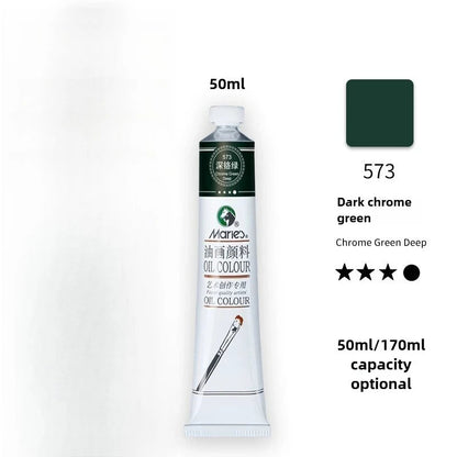 Maries Oil Paint 50ML Oil Painting Art Creation Pigment Large Oil Paint Paint Single Commonly Used 24 Colors    Home Decor Supply | Online Retail | ShoreShopper.com