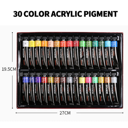 30 color acrylic pigment aluminum tube set painting graffiti DIY art paint    Home Decor Supply | Online Retail | ShoreShopper.com