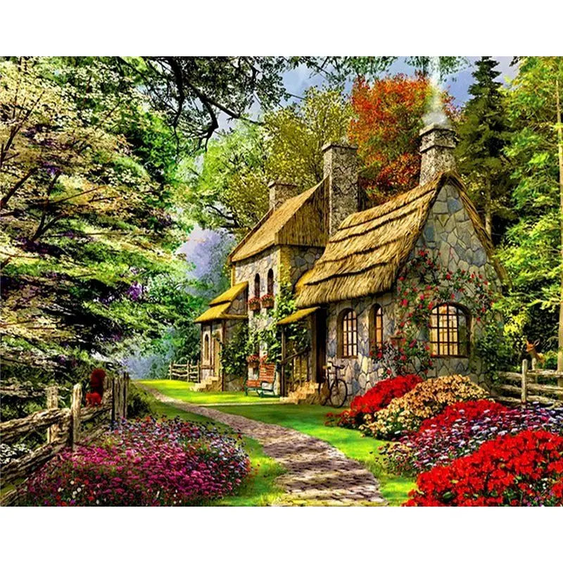 CHENISTORY Paint By Number City Landscpe For Adults DIY Frame Picture By Numbers Acrylic Paint On Canvas Home Decor    Home Decor Supply | Online Retail | ShoreShopper.com