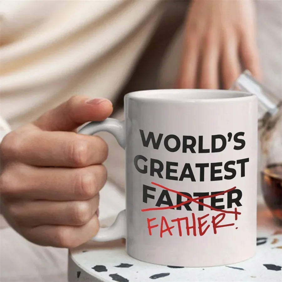 Fathers Day Mugs For Best Farter Ever from Son Daughter Kids Birthday Gifts Novelty Coffee Ceramic Tea Cups White 11 oz    Your Coastal Marketplace | Shoreshopper.com