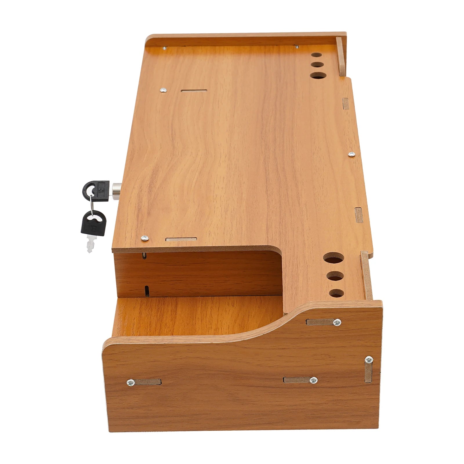 Wooden Desk Organizer W/ Drawer File Storage Desk Monitor Riser Computer Stand    Home Decor Supply | Online Retail | ShoreShopper.com